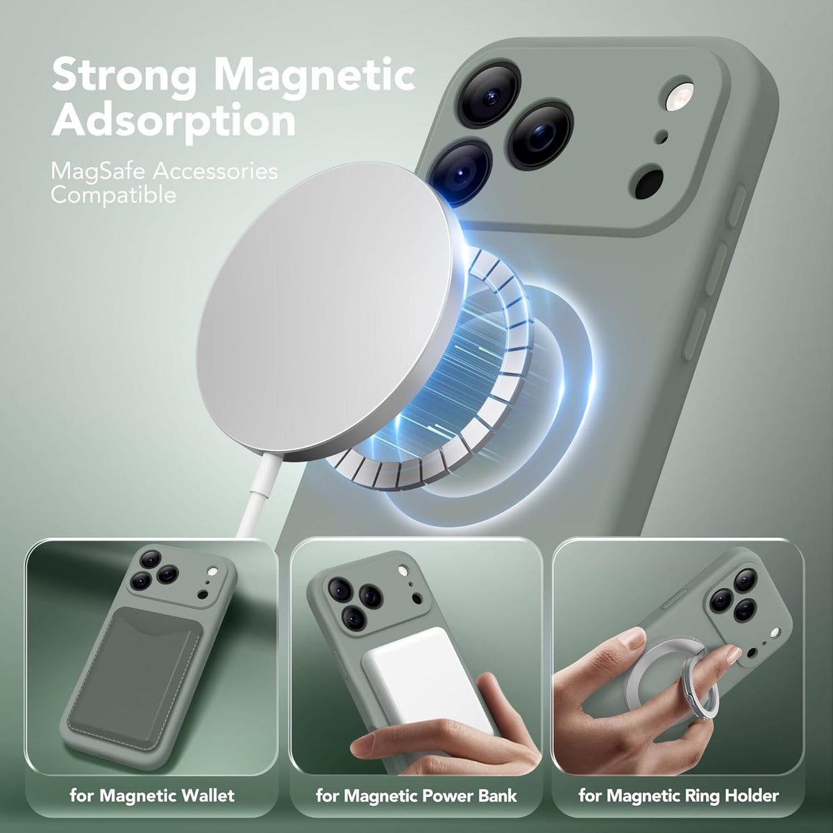 Capa MagSafe iPhone 17e/16e — Proteção Total