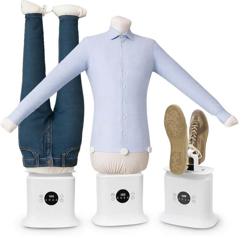 Automatic 3-in-1 Clothes Steamer and Dryer 1250W