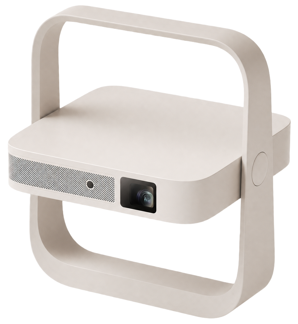 Projetor Portátil Vertical Inteligente — Google TV + Dolby