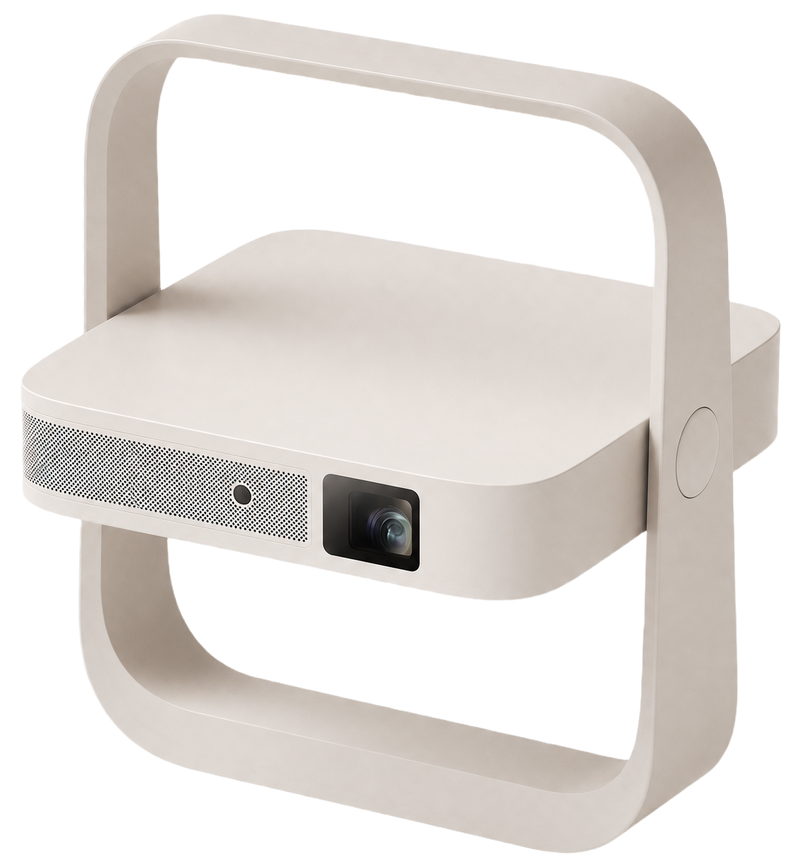 Projetor Portátil Vertical Inteligente — Google TV + Dolby
